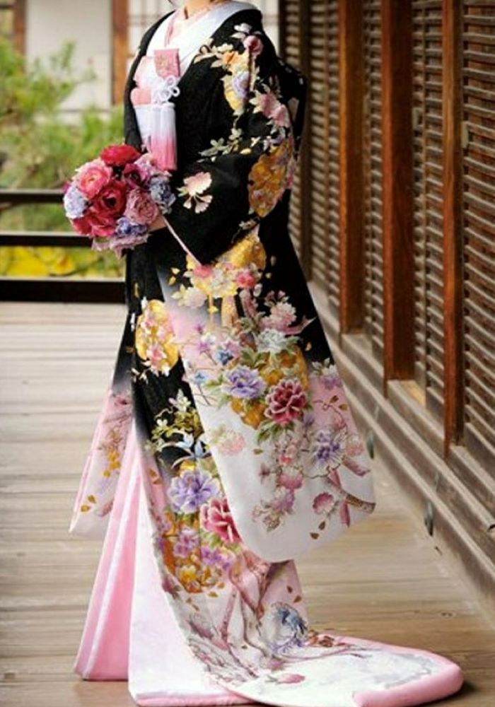 黒ピンク白雪輪のしめ