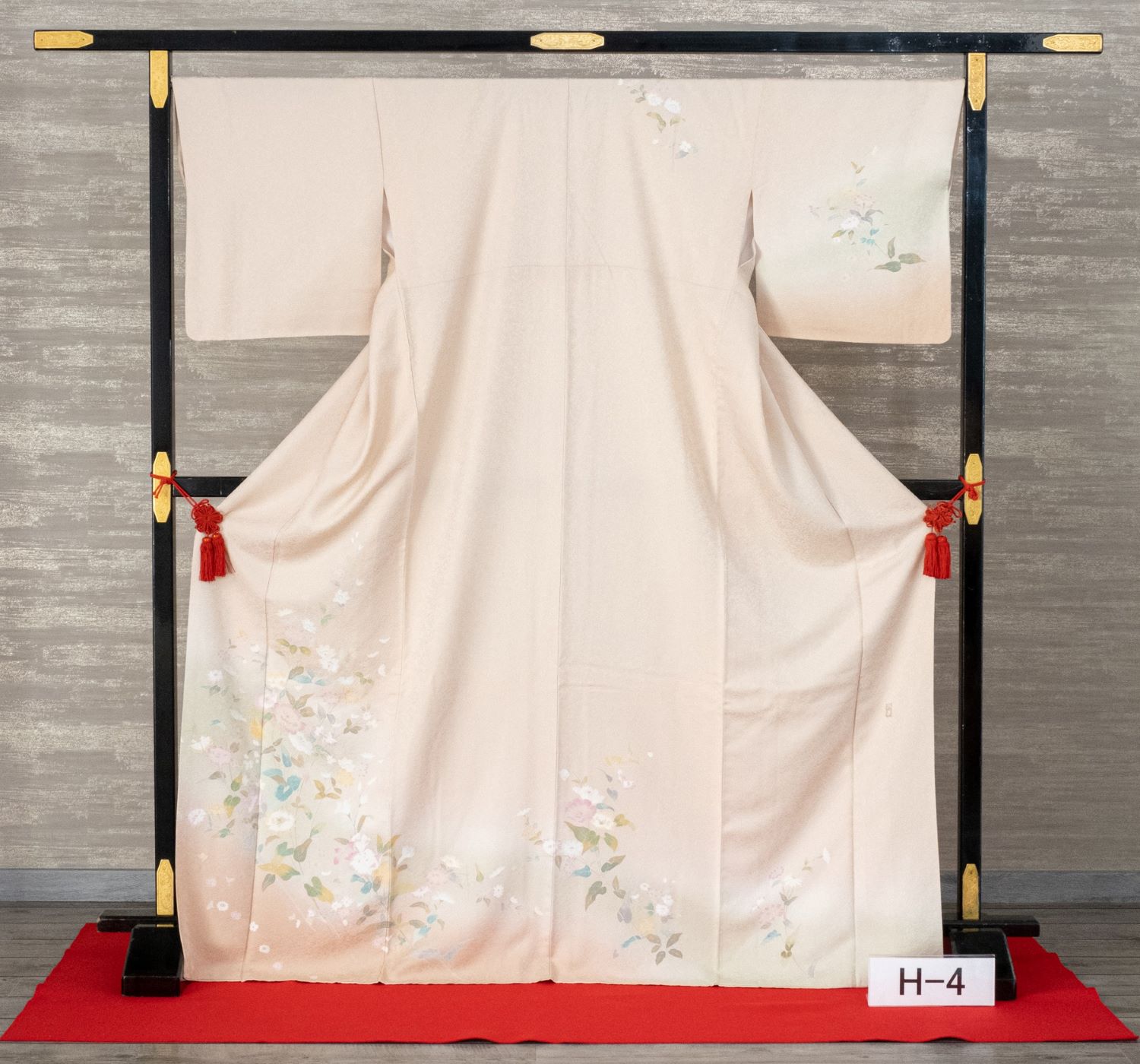 訪問着　ベージュ