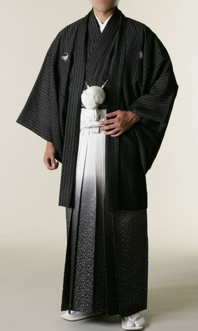 花紋紋服（黒）