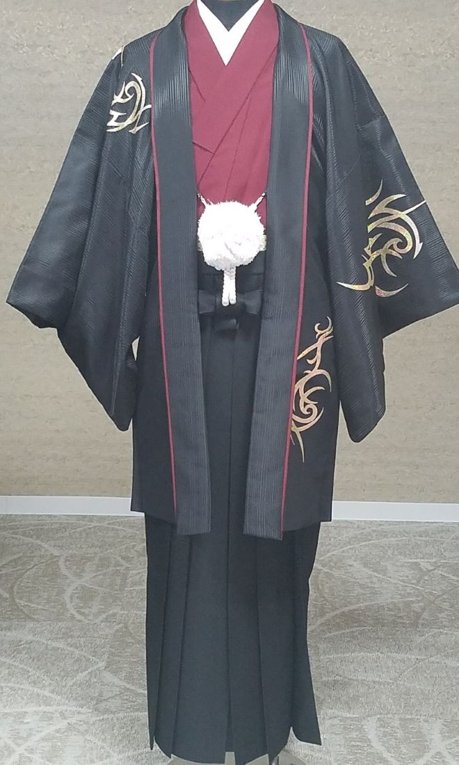 JS紋服（黒/赤）