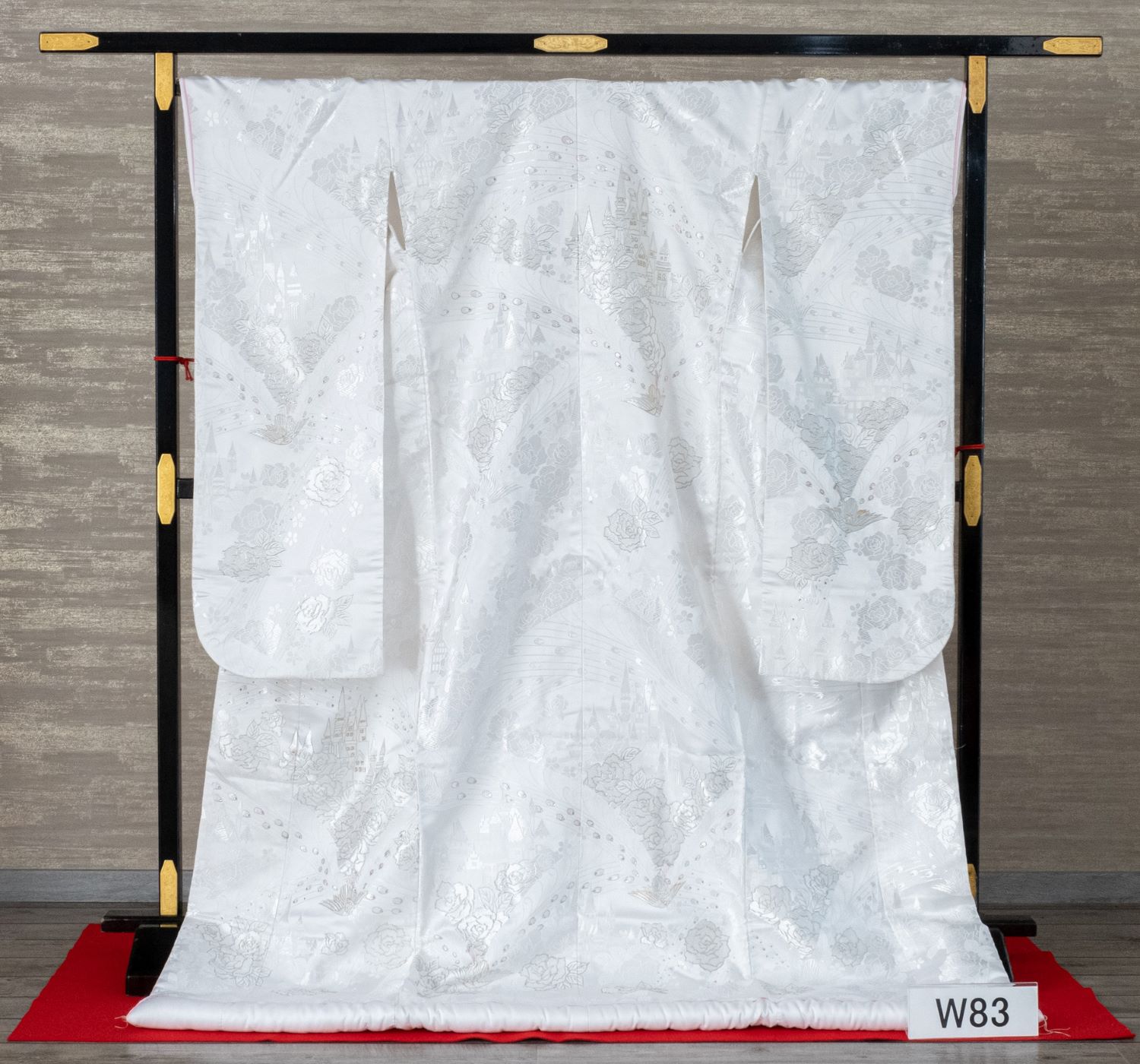 バラのお城　ピンク小ぶき