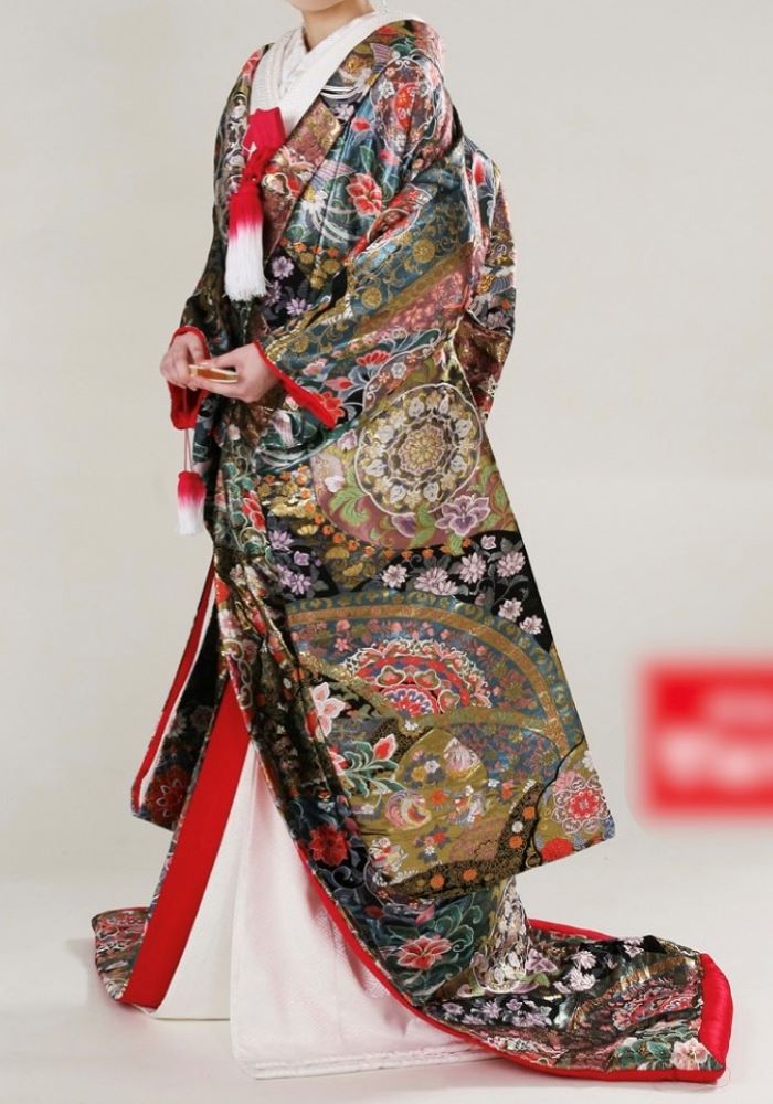 正倉院更紗華紋黒