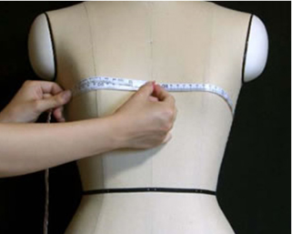 バスト 測り方イメージ